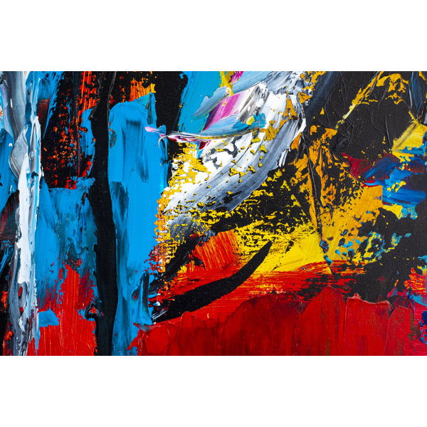 Ivy Bronx Abstract Art Background Wayfair.co.uk